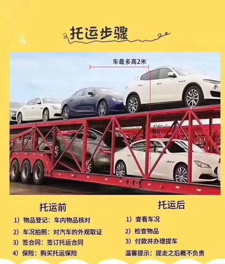 托運轎車可以放行李箱嗎？